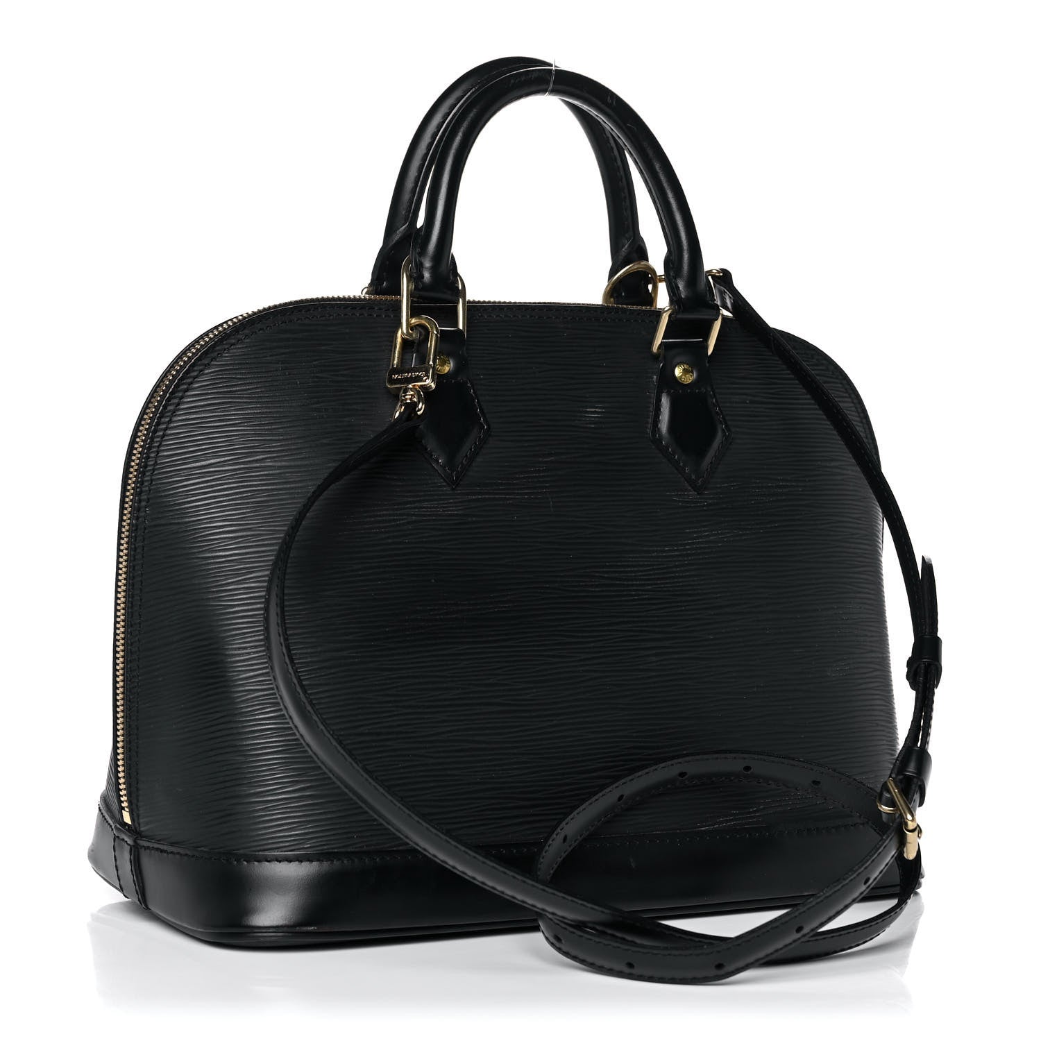 Louis Vuitton Epi Alma PM Black 3 of 20