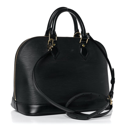 Louis Vuitton Epi Alma PM Black 3 of 20
