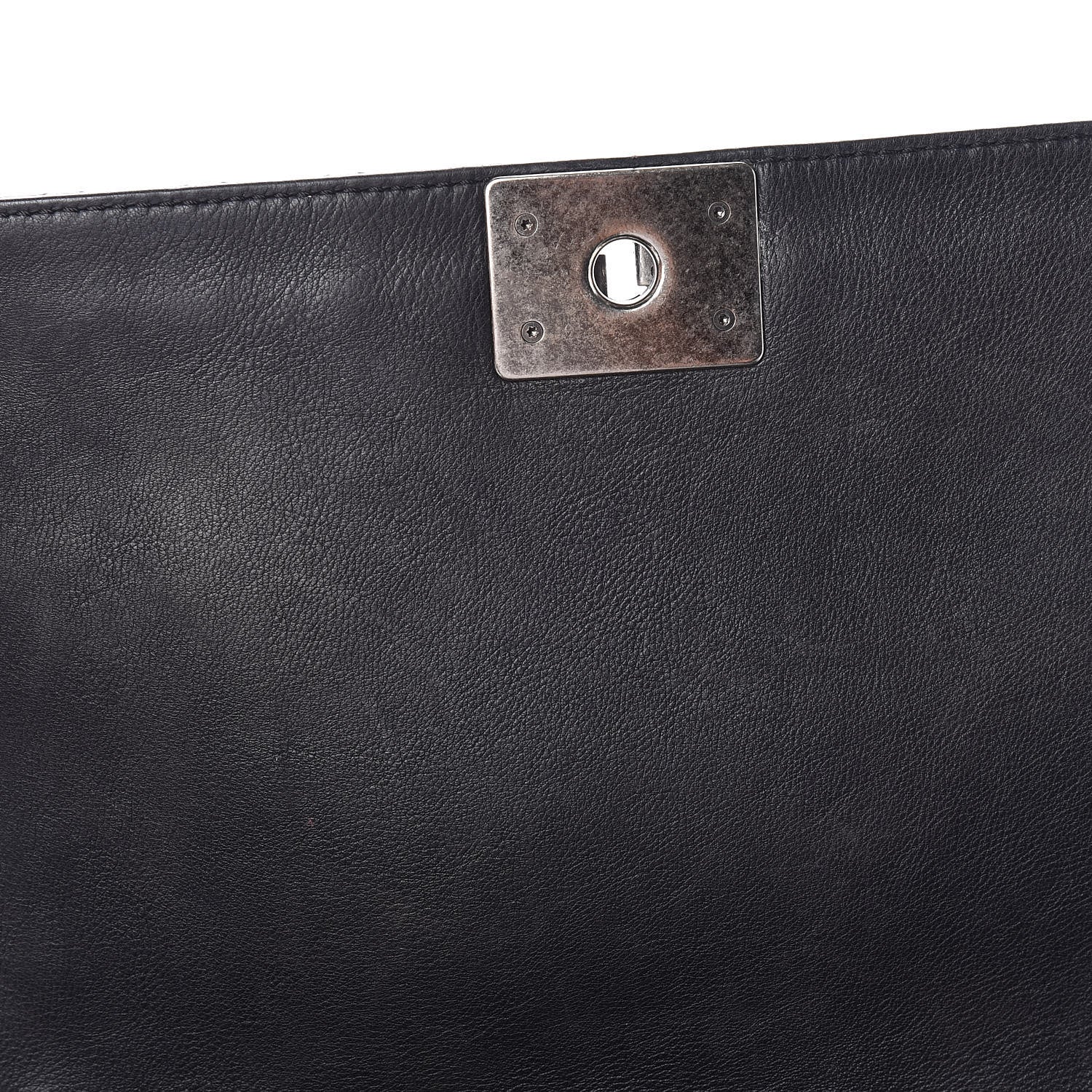 Chanel Calfskin New Medium Boy Reverso Flap Black 8 of 19