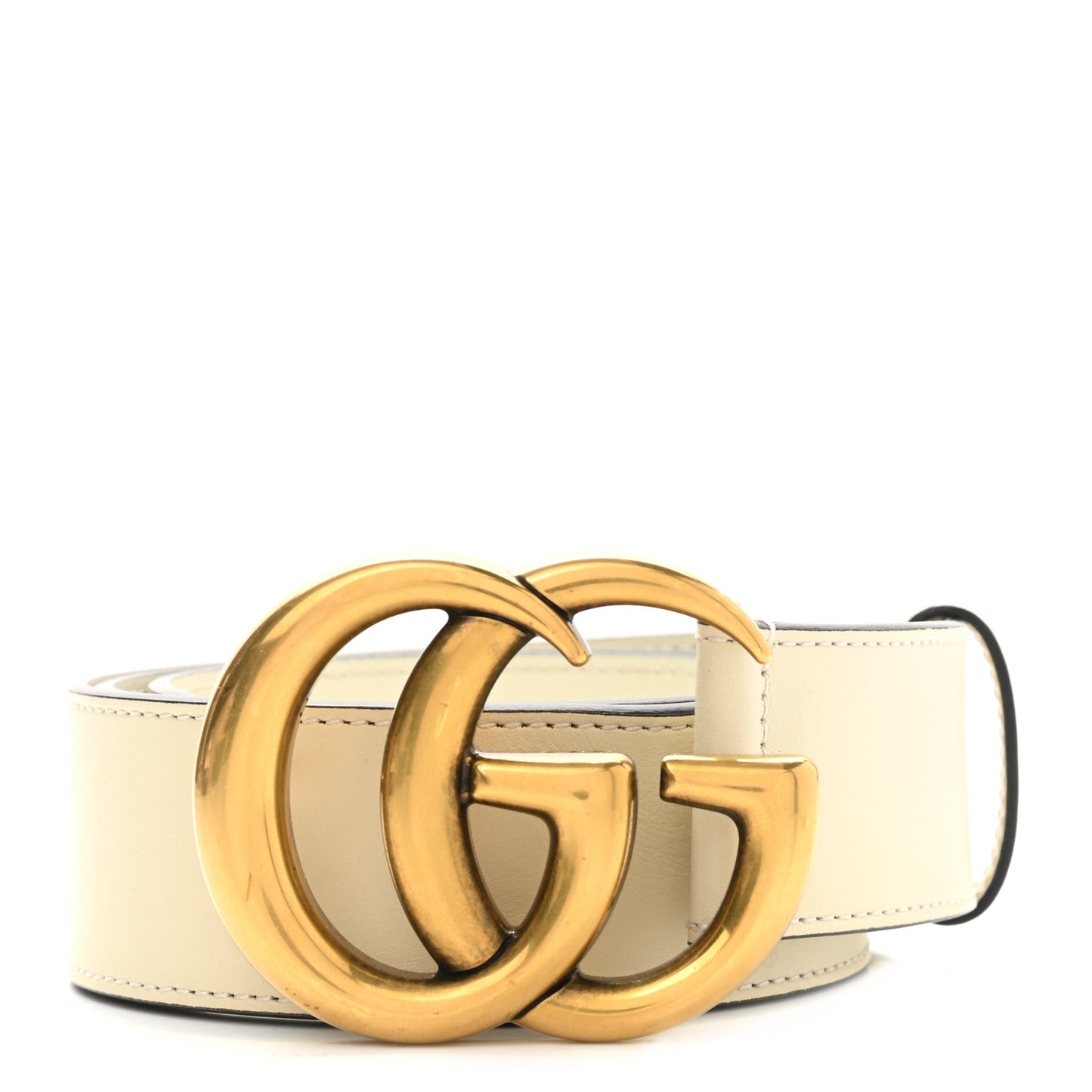 Calfskin Double G 40mm Belt 80 32 Mystic White