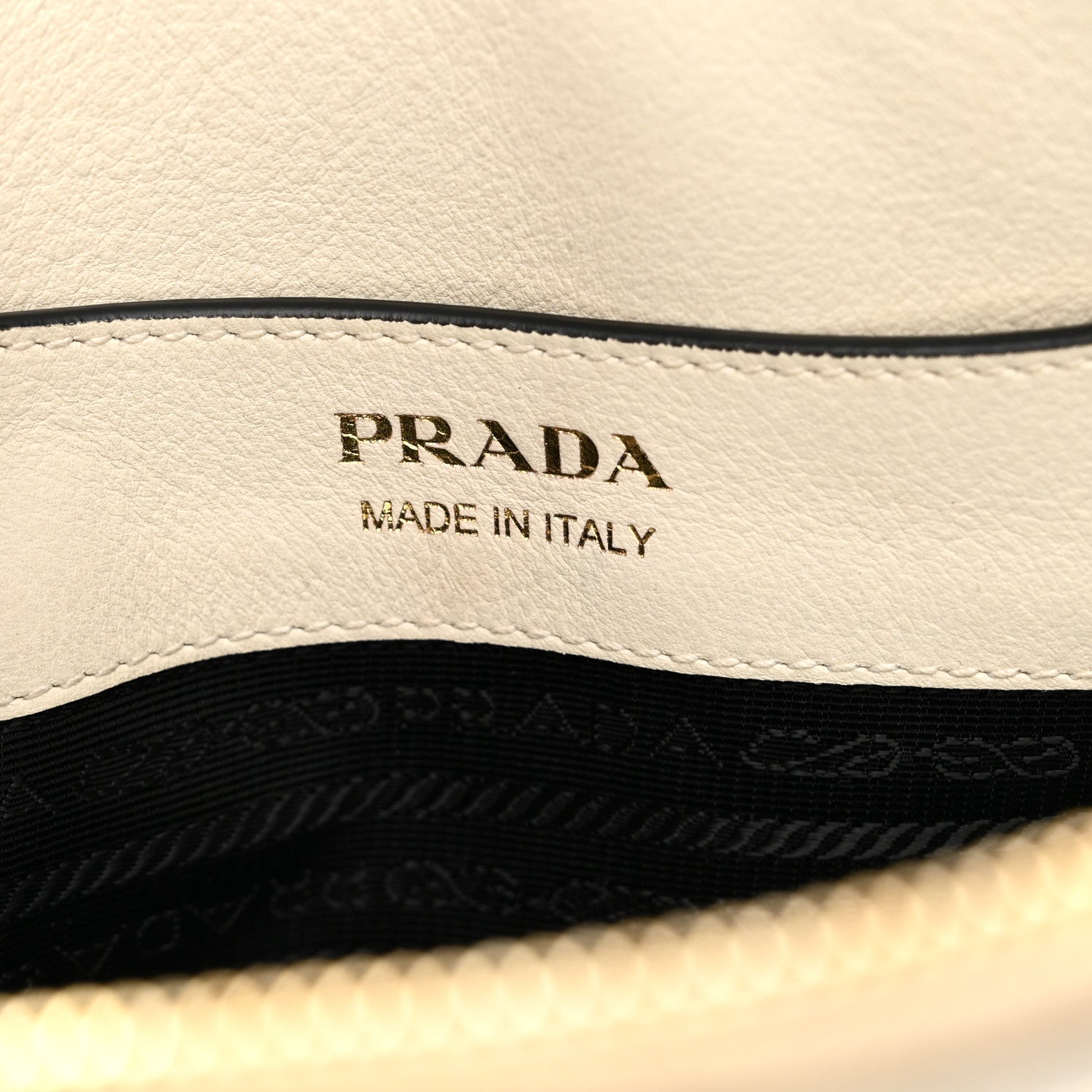 Prada Soft Calfskin Medium Darling Shoulder Bag White 6 of 11