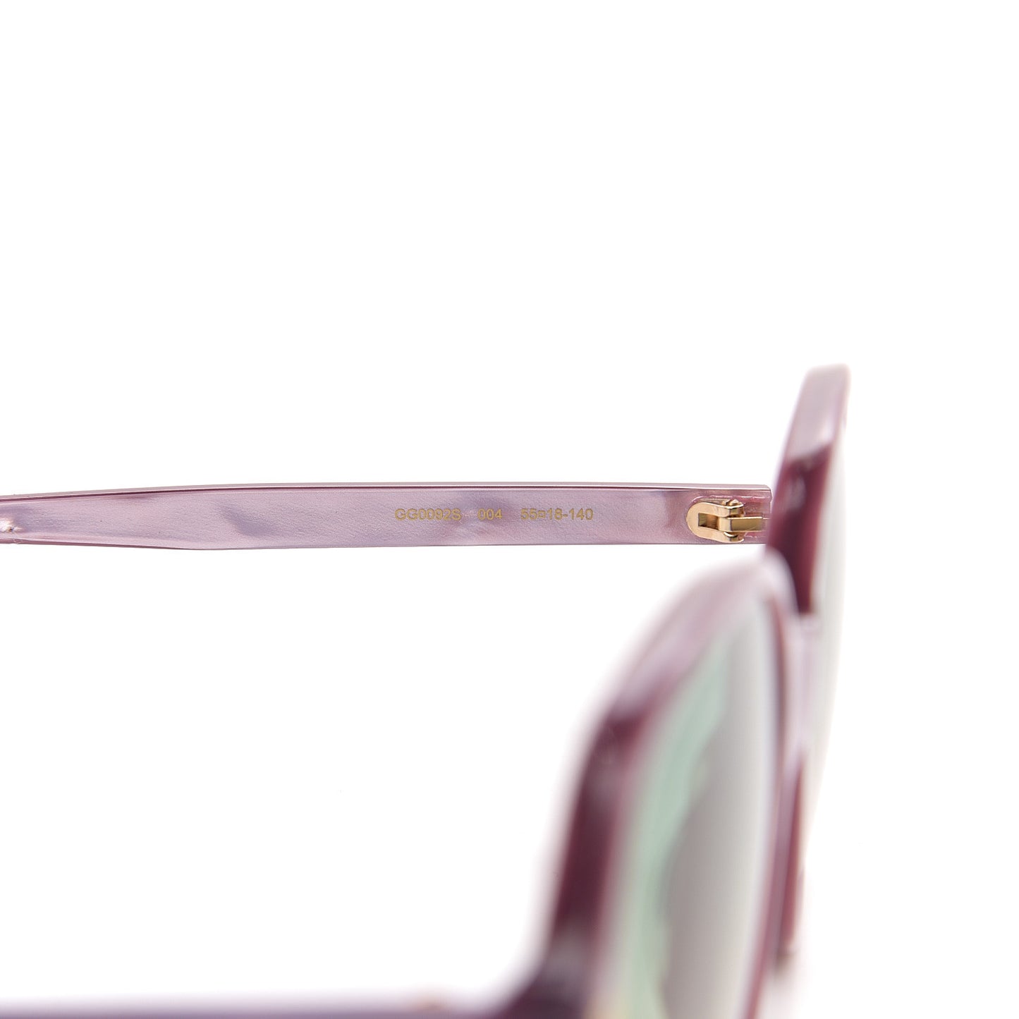 Acetate Square Frame GG0092S Sunglasses Purple