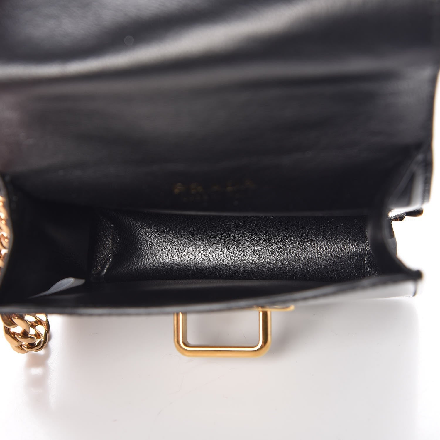 Prada Spazzolato Micro Cahier Bag Black 6 of 10