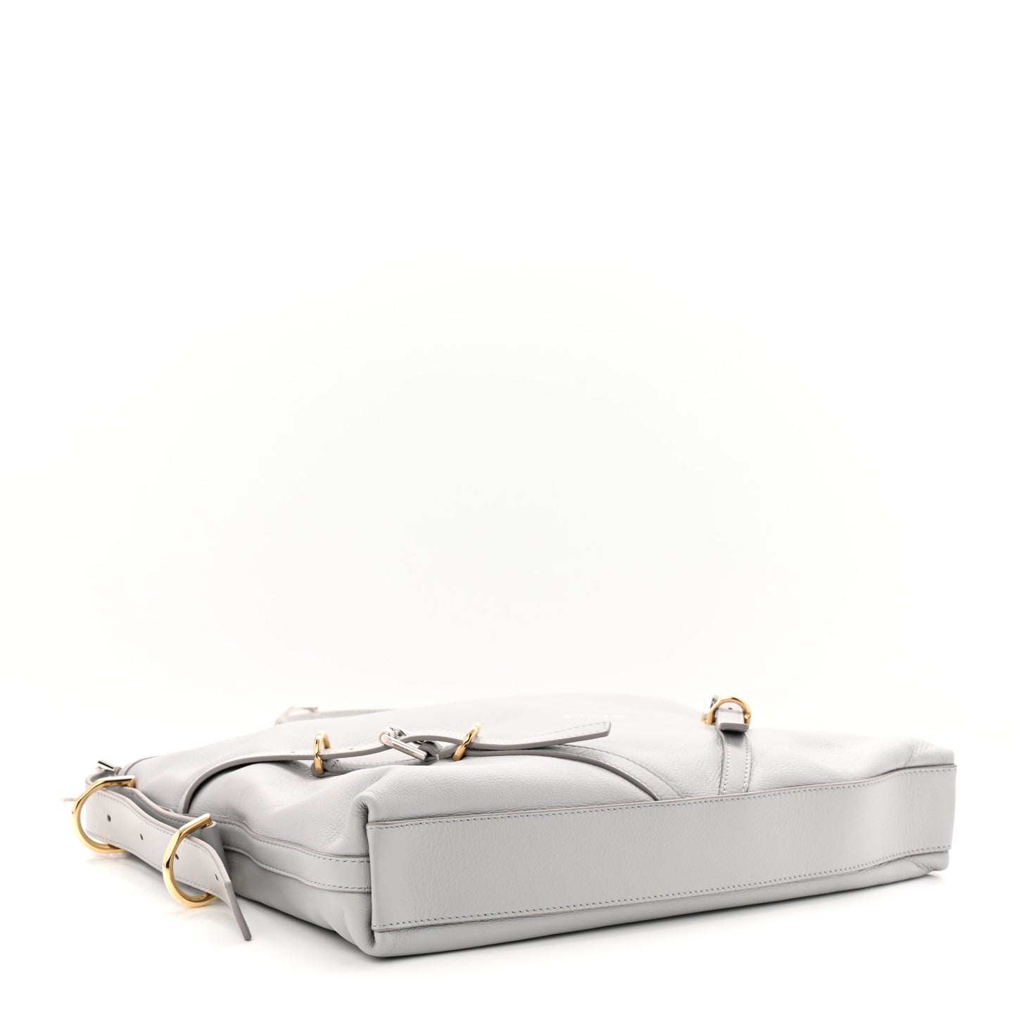 Calfskin Medium Voyou Bag Light Grey