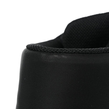 Prada Re-Nylon Gabardine Metal Triangle Logo Mens High Top Sneakers 8 Black 10 of 10