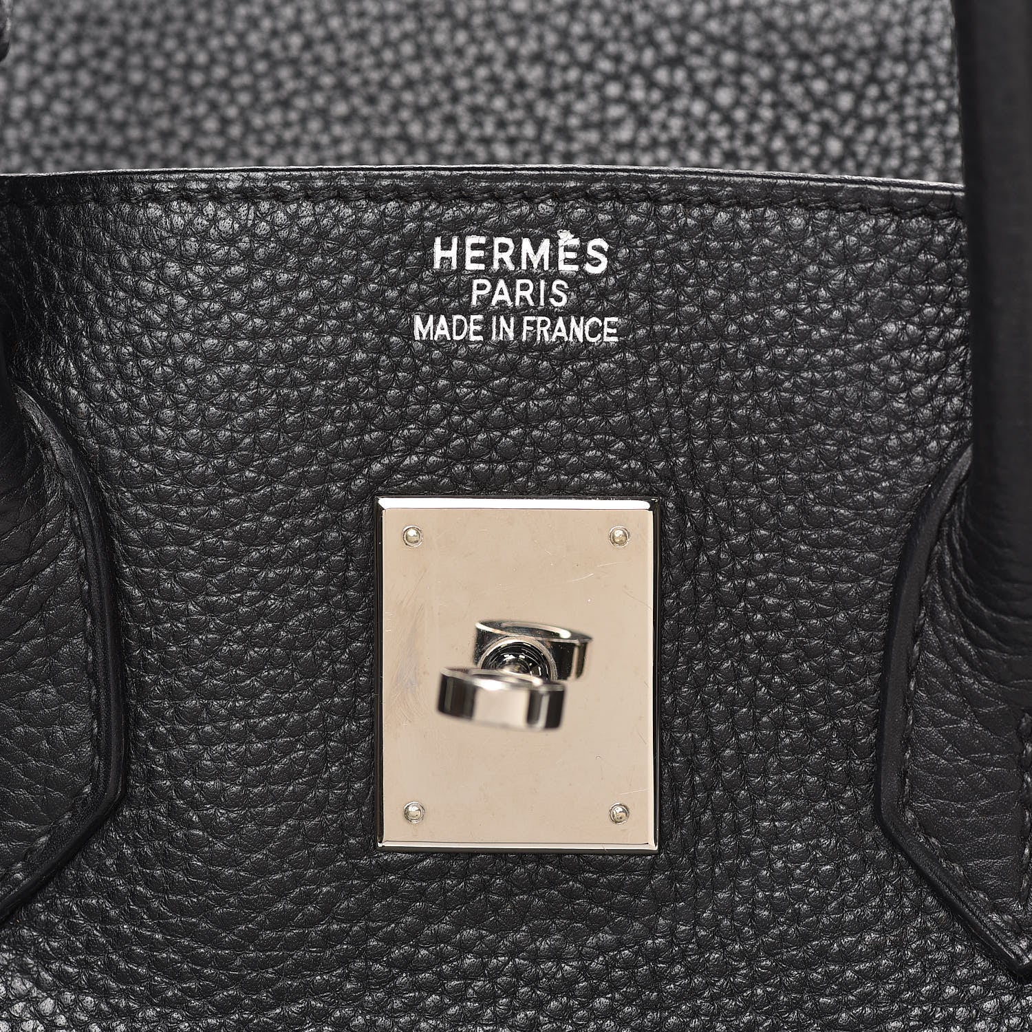 Hermes Taurillon Clemence Birkin 35 Black 10 of 33