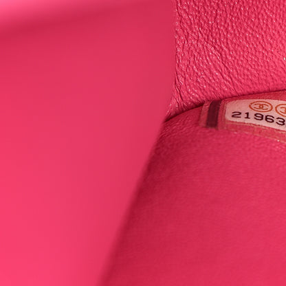 Chanel Lambskin Quilted Jumbo Double Flap Dark Pink 6 of 8