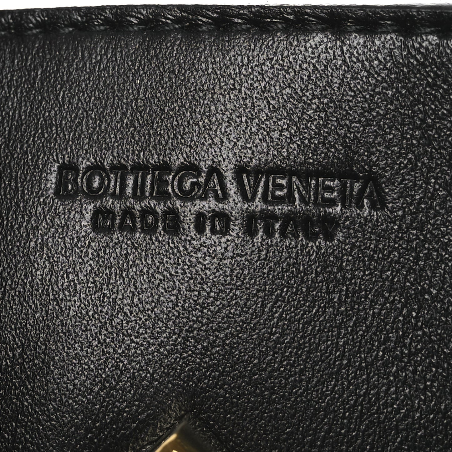 Nappa Intrecciato Andiamo Phone Pouch Black