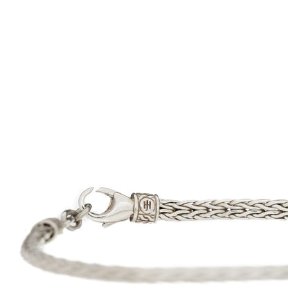 John Hardy Sterling Silver Diamond Asli Classic Chain Station Bracelet 3 of 4