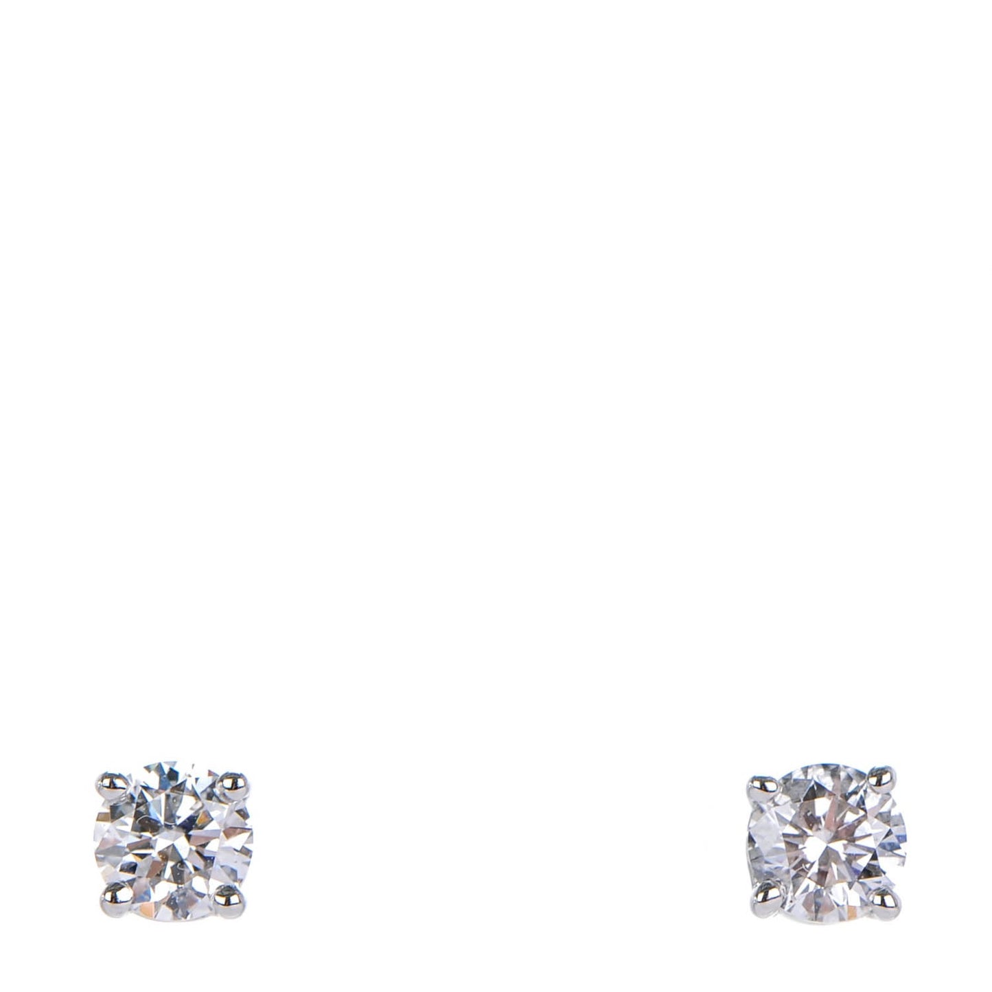Platinum Diamond .36ctw Solitaire Earrings