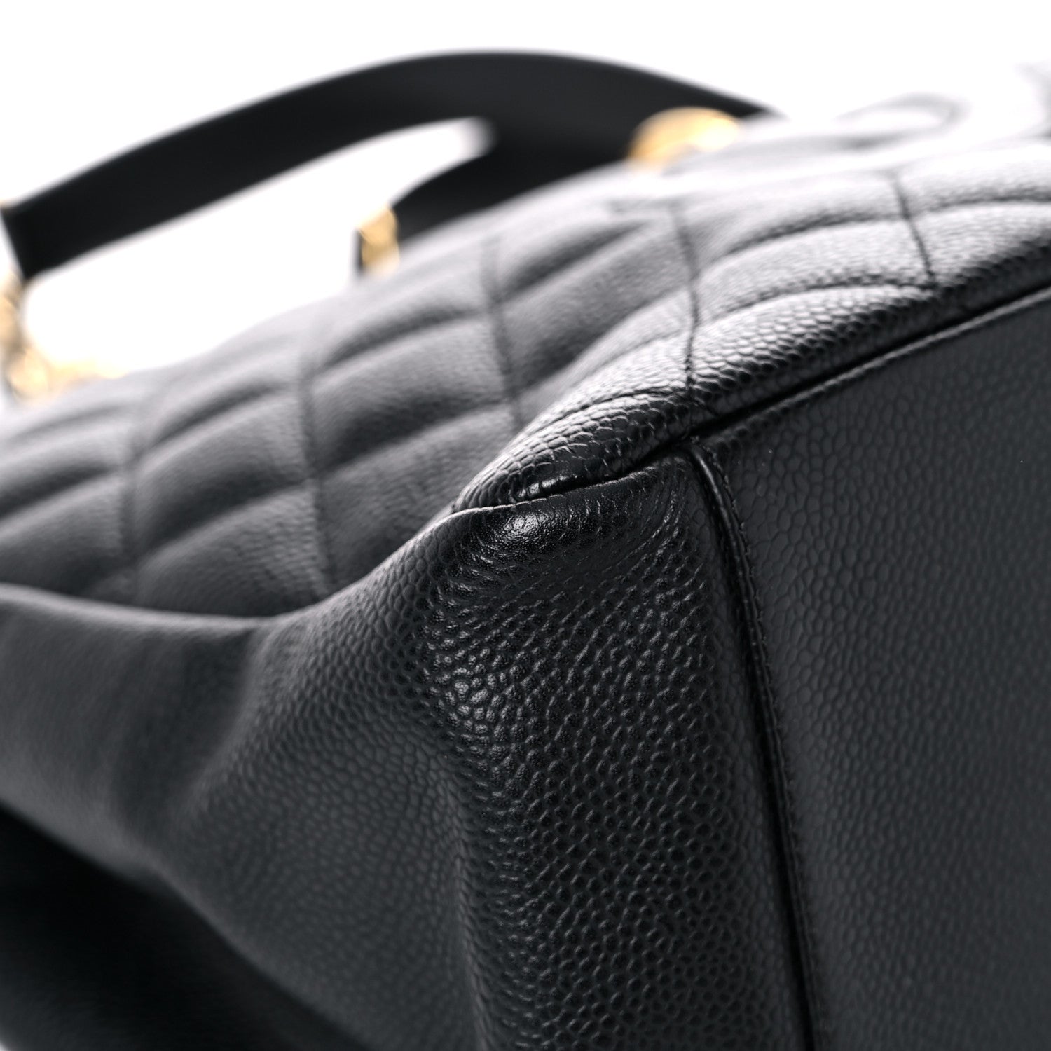 Chanel Caviar Quilted Grand Shopping Tote GST Black 8 of 18
