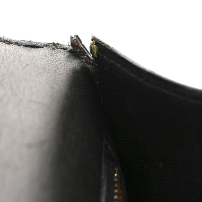 Hermes Shiny Caiman Crocodile Constance 23 Black 12 of 14