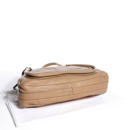 Chloe Calfskin Large Paraty Beige 4 of 9
