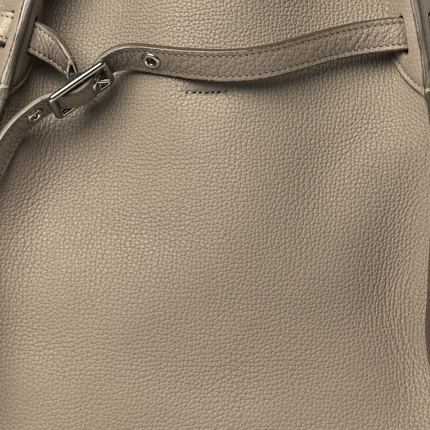 Supple Grained Calfskin Small Big Bag Light Taupe