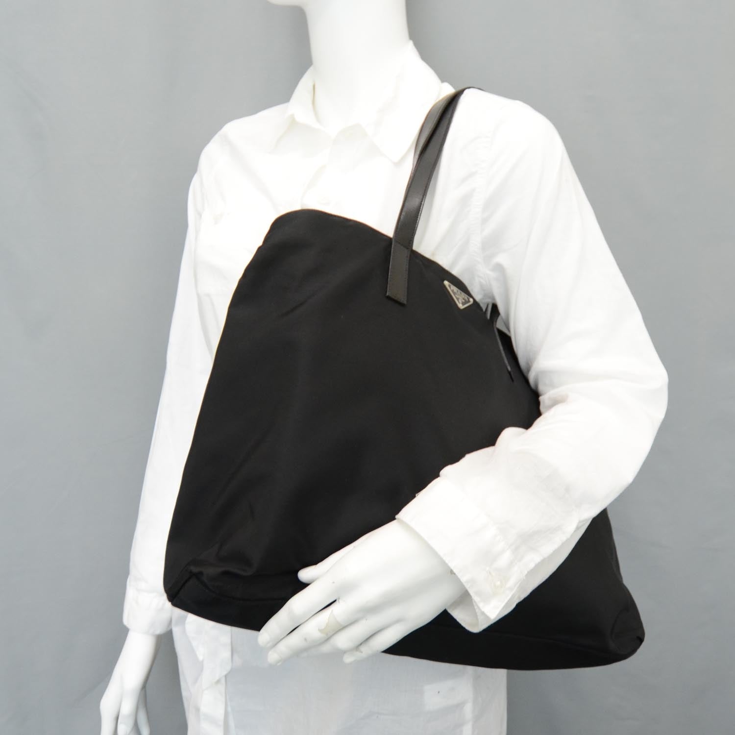 Prada Tessuto Nylon Tote Nero Black 2 of 9