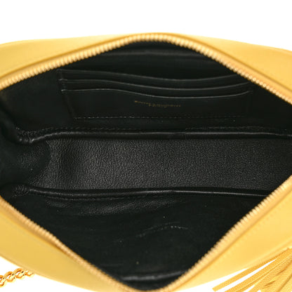 Saint Laurent Grain De Poudre Matelasse Monogram Mini Lou Camera Bag Sunflower 4 of 9