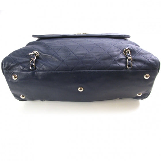 Lambskin Medium Camera Case Blue