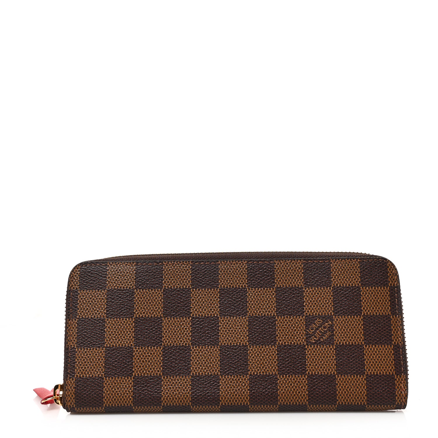 Louis Vuitton Damier Ebene Clemence Wallet Cherry 1 of 6