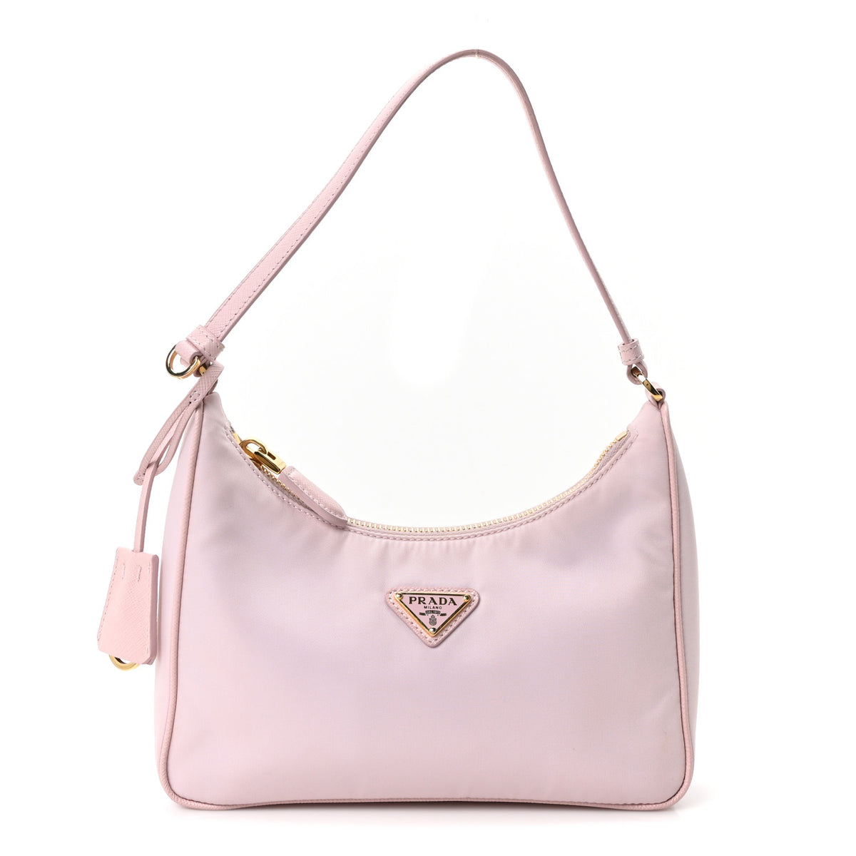 Re-Nylon Saffiano Mini Re-Edition 2005 Bag Alabastro