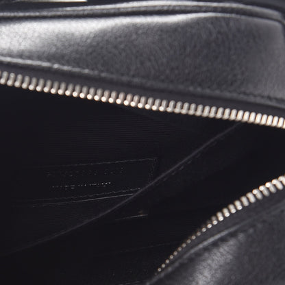 Saint Laurent Lambskin Monogram Lou Belt Bag Black 8 of 8