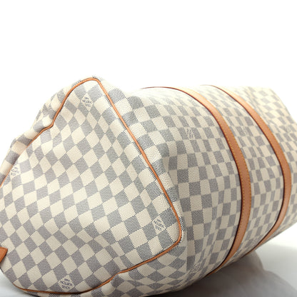 Louis Vuitton Damier Azur Keepall 50 7 of 9