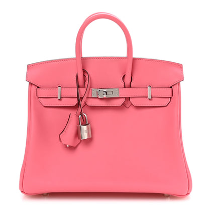 Hermes Swift Birkin 25 Rose Azalee 1 of 11