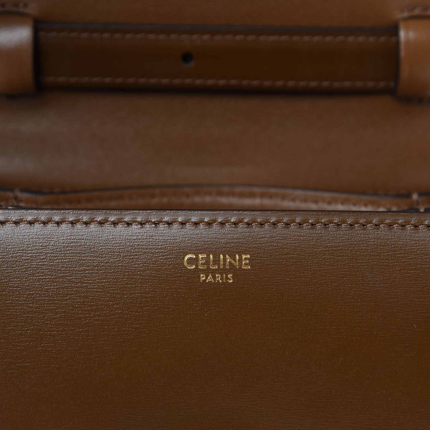 Celine Smooth Calfskin Small Classic Box Flap Bag Camel 8 of 10