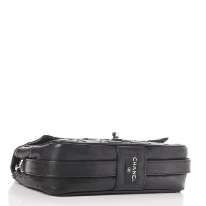 Chanel Lambskin Quilted Medium Icons Secret Label Flap Black 4 of 11