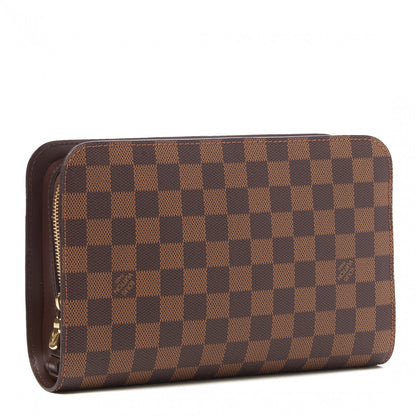 Louis Vuitton Damier Ebene Pochette Saint Louis Clutch 2 of 7