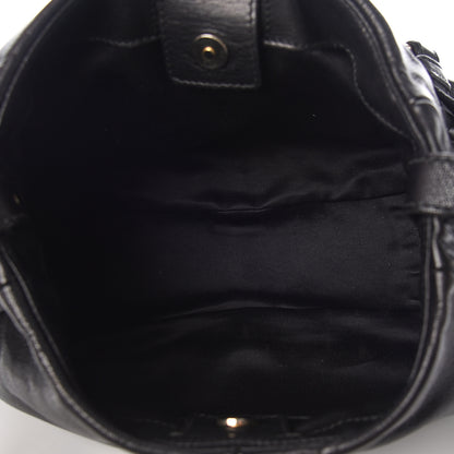 Saint Laurent Calfskin Saharienne Shoulder Bag Black 5 of 15