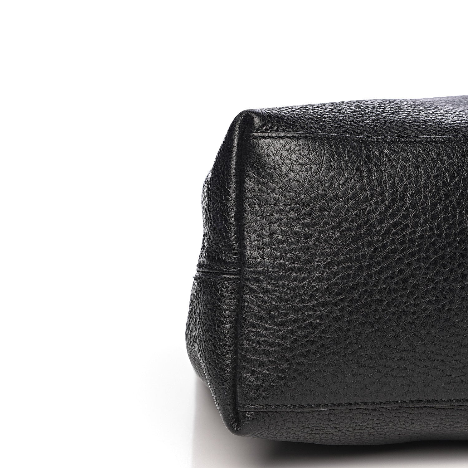 Gucci Pebbled Calfskin Medium Soho Chain Shoulder Bag Black 8 of 10