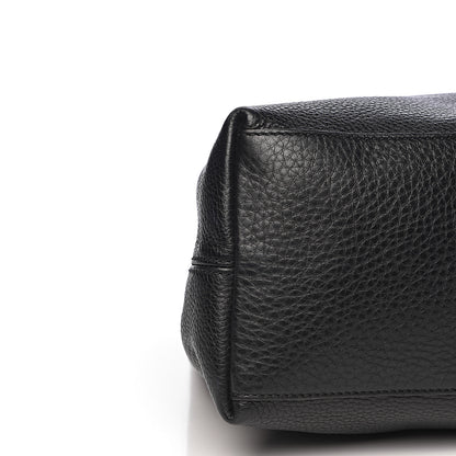 Gucci Pebbled Calfskin Medium Soho Chain Shoulder Bag Black 8 of 10