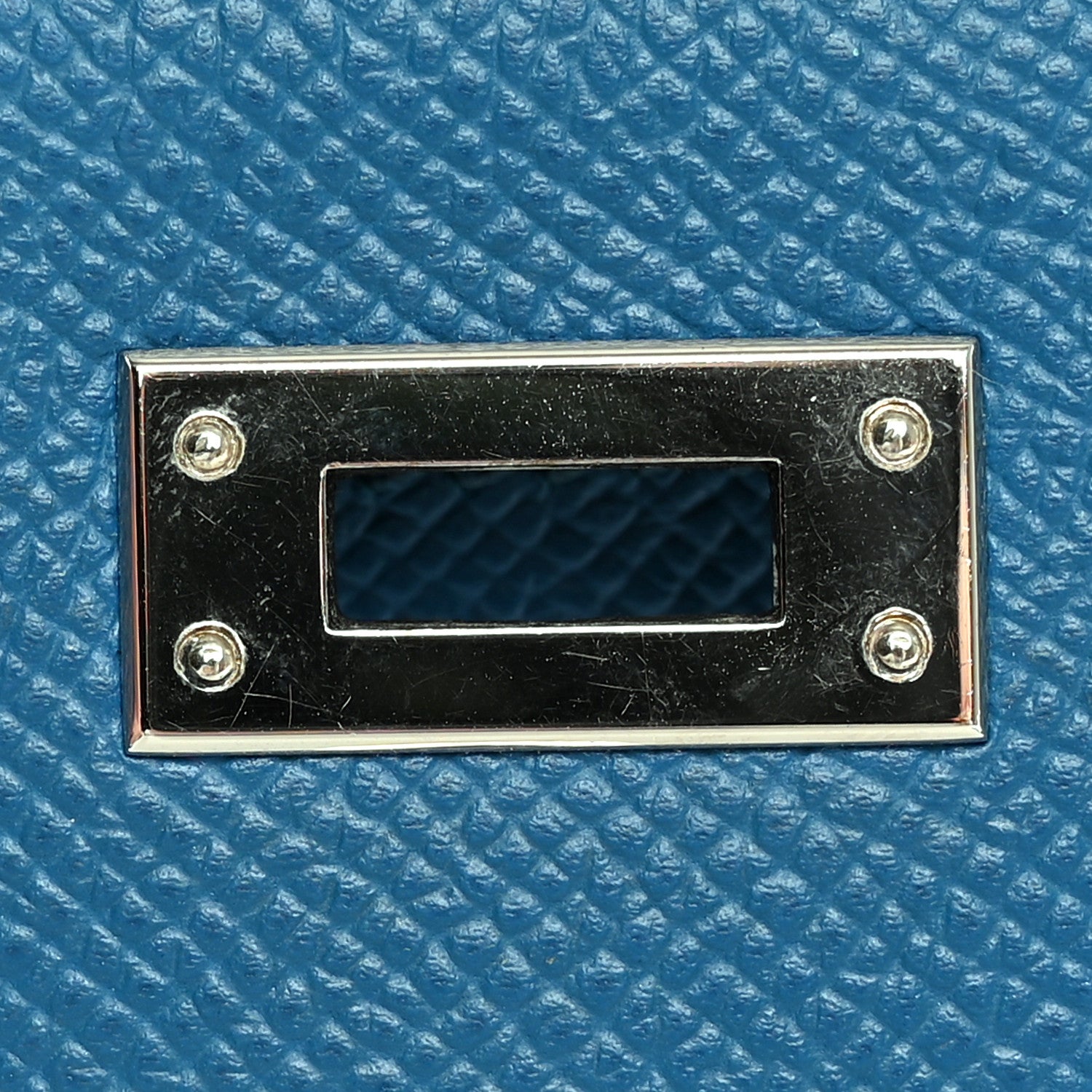 Hermes Epsom Kelly Pochette Clutch Bleu Izmir 10 of 19