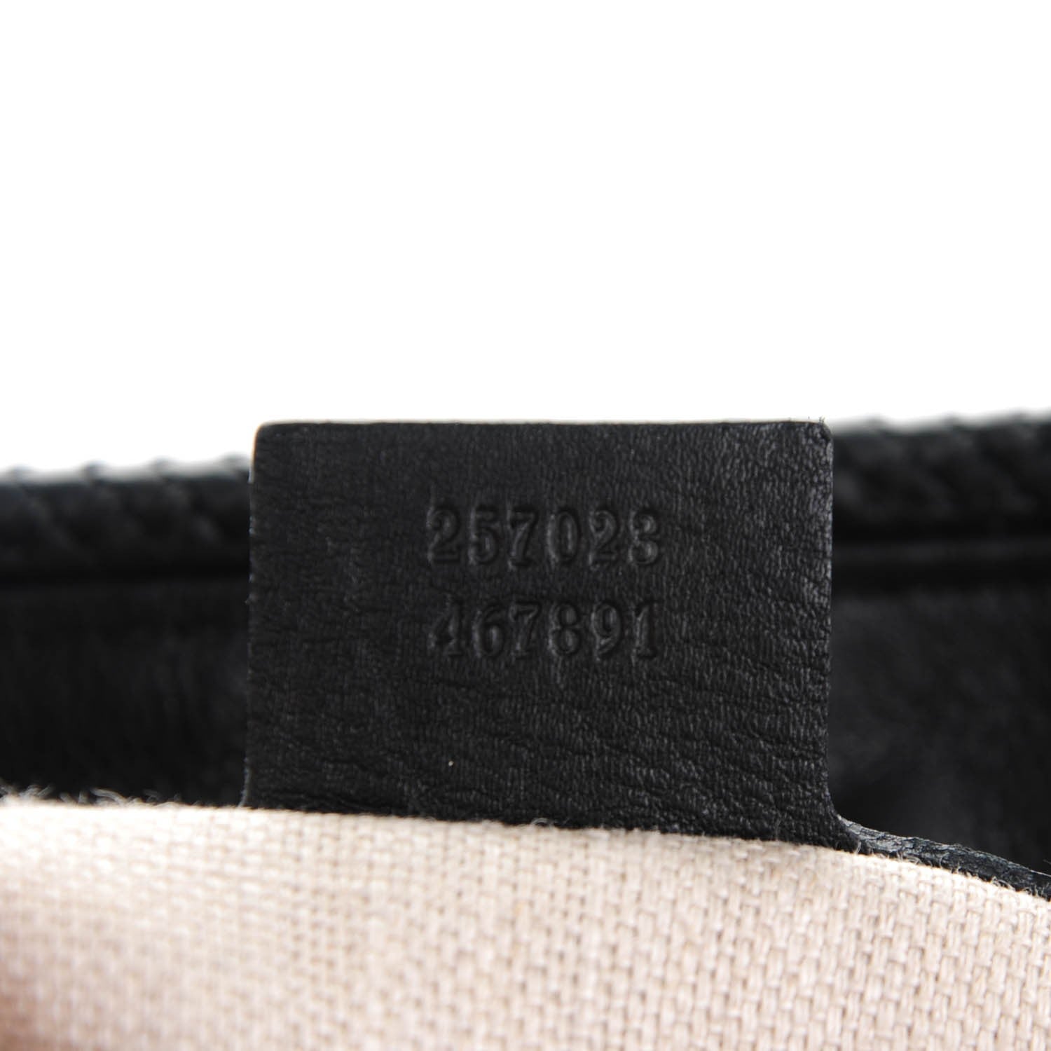 Gucci Calfskin Medium Marrakech Tote Black 7 of 8