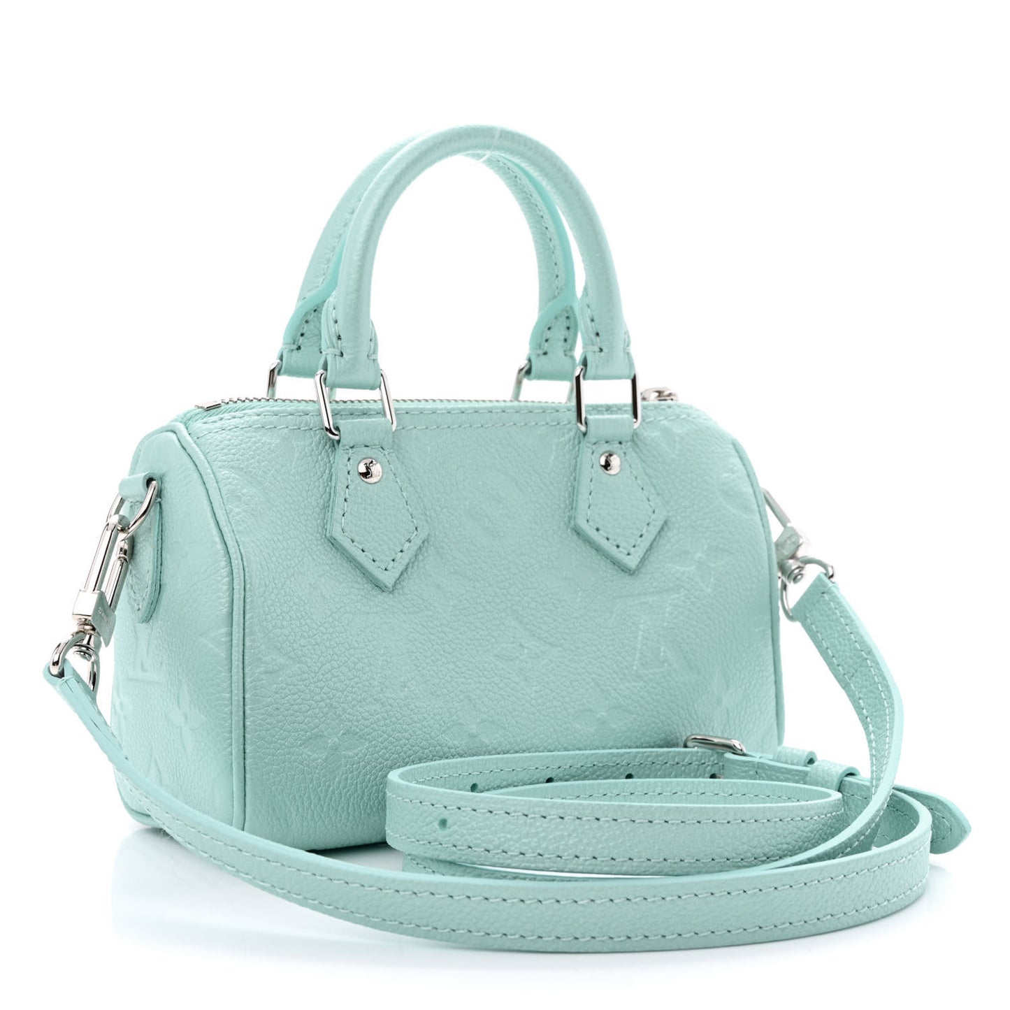 Empreinte Monogram Nano Speedy Pearly Lagoon Turquoise