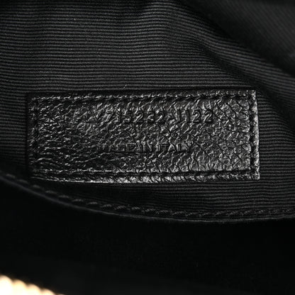 Saint Laurent Calfskin Matelasse Monogram Lou Camera Bag Deep Marine 6 of 11