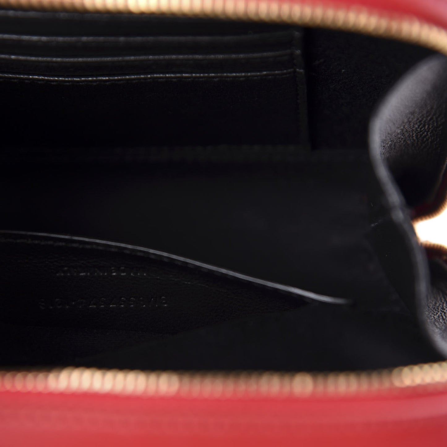 Lambskin Matelasse Vicky Monogram Belt Bag Eros Red
