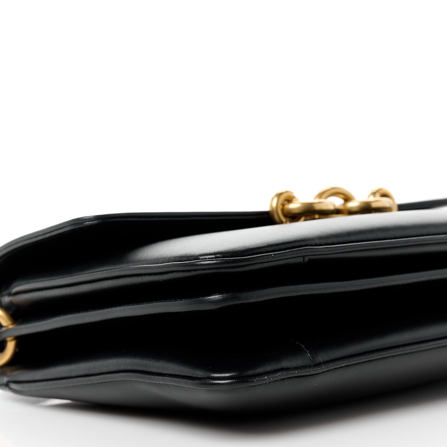 Saint Laurent Smooth Calfskin Le Maillon Satchel Black 10 of 14