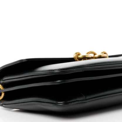 Saint Laurent Smooth Calfskin Le Maillon Satchel Black 10 of 14