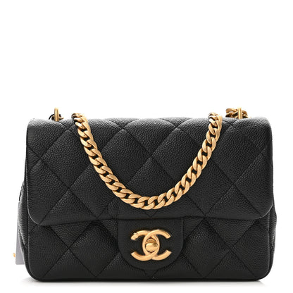 Chanel Caviar Quilted Mini Sweetheart Rectangular Flap Black 1 of 11
