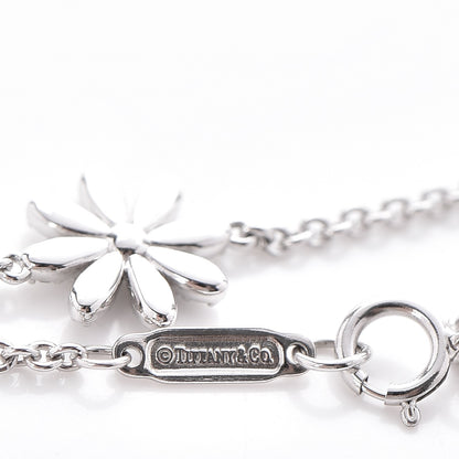 Tiffany 18K White Gold Diamond Enchant Garden Flower Bracelet 6 of 7