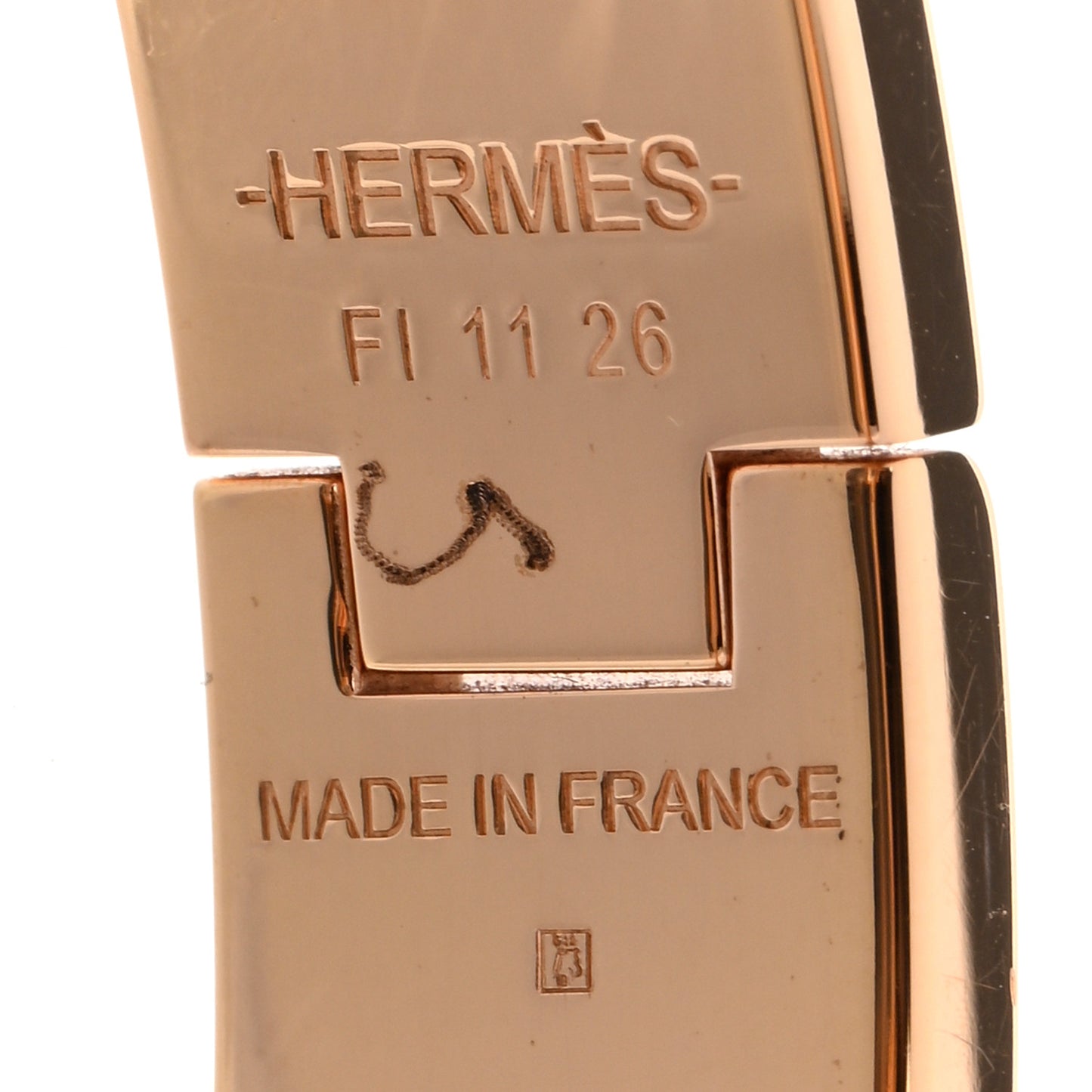 Enamel Narrow Clic Clac H Bracelet PM Vert Aqua