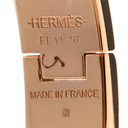Hermes Enamel Narrow Clic Clac H Bracelet PM Vert Aqua 4 of 4