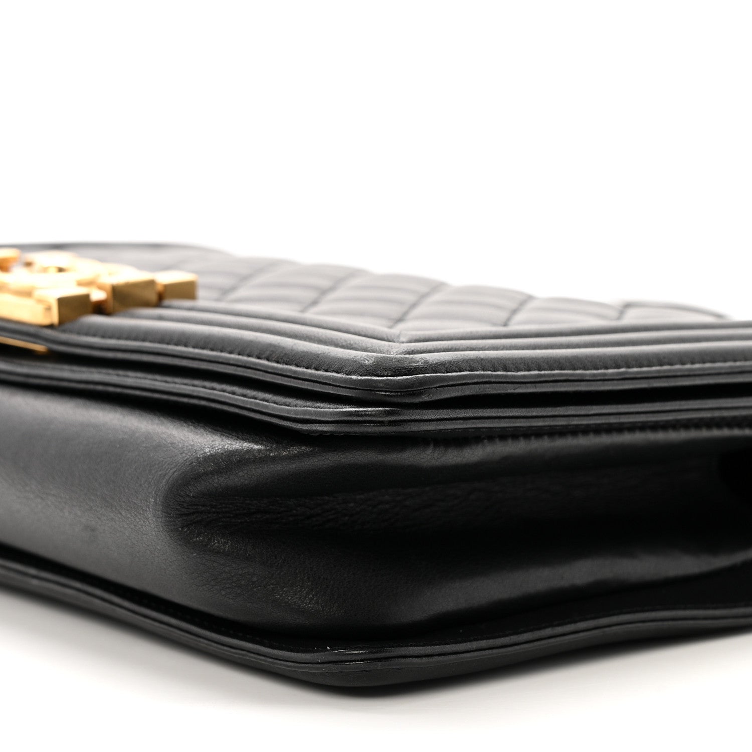 Chanel Calfskin Quilted Medium Boy Flap Black 10 of 11