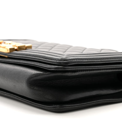 Chanel Calfskin Quilted Medium Boy Flap Black 10 of 11