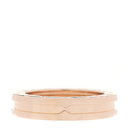Bulgari 18K Rose Gold B.Zero1 One-Band Ring 51 5.75 1 of 4