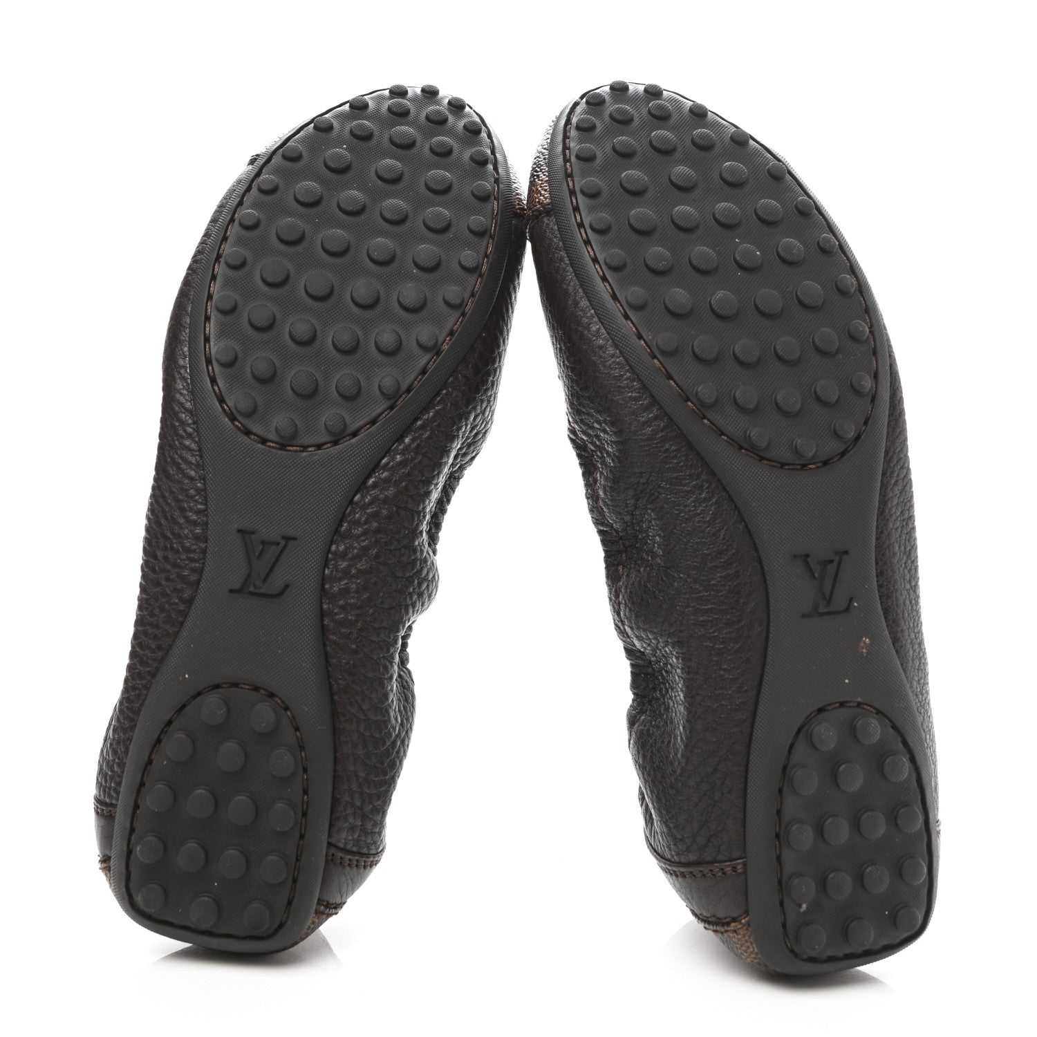 Louis Vuitton Damier Ebene Lovely Ballet Flats 37 5 of 9