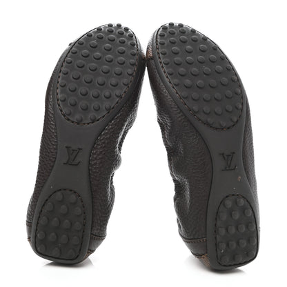 Louis Vuitton Damier Ebene Lovely Ballet Flats 37 5 of 9