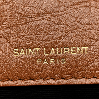 Saint Laurent Crinkled Calfskin Matelasse Monogram Baby Niki Chain Satchel Light Caramel 6 of 10