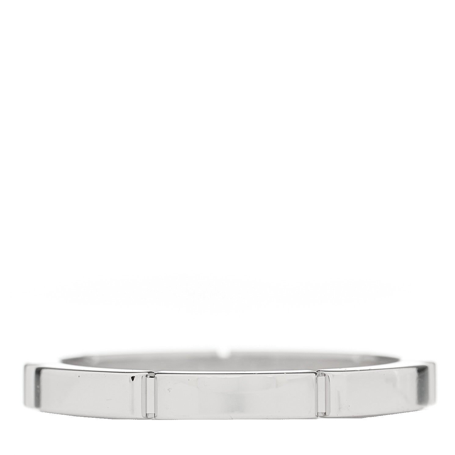 Cartier 18K White Gold 2.5mm Maillon Panthere Wedding Band Ring 57 8 3 of 4